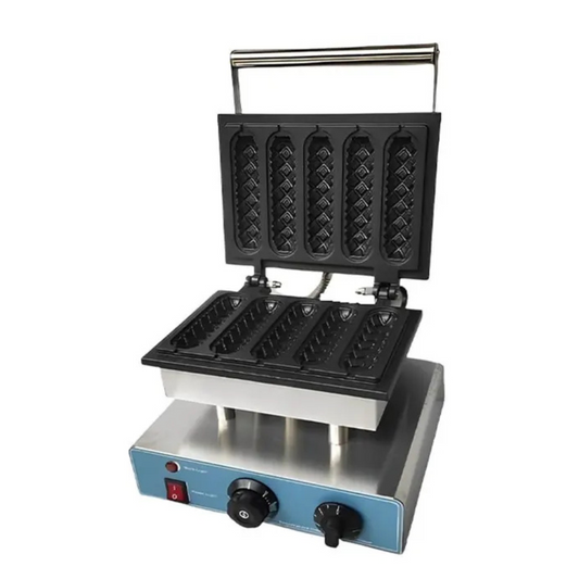 Electric 5 slot corn stick shaped waffle