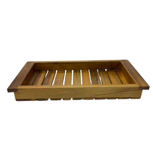 Wooden Stripe Tray
