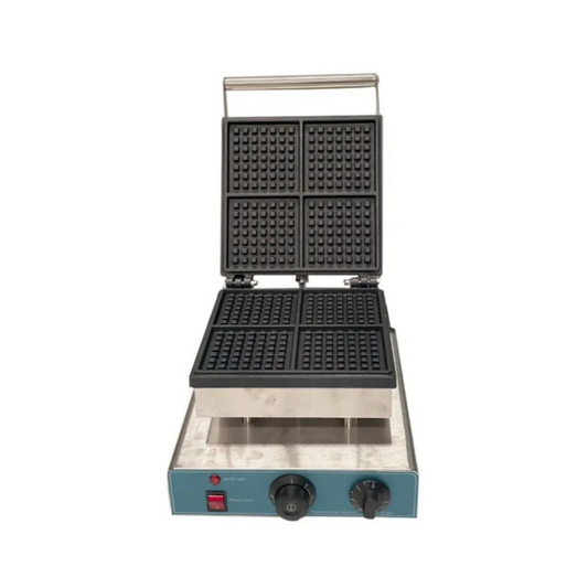 Electric 4 slot square shaped waffle