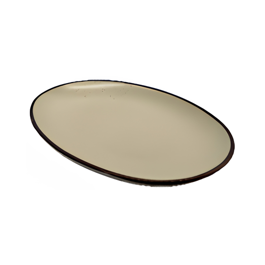 Dusty Beige - Oval Plate