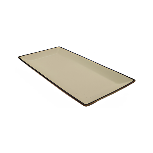 Dusty Beige - Rectangle Plate