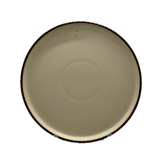 Dusty Beige - Short Rim Selas Stackable Plate