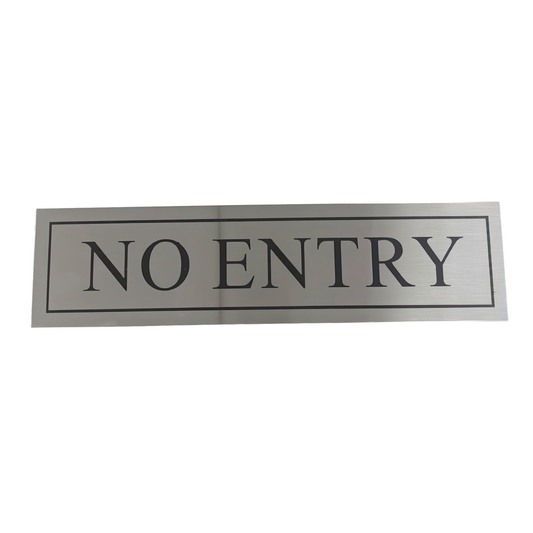 No Entry Sign