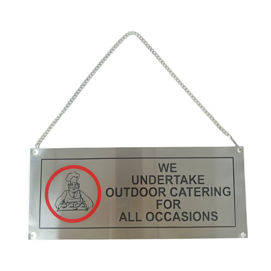 We Undertake Outdoor Catering For All Occasion Sign