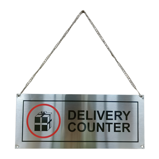 Delivery Counter Sign