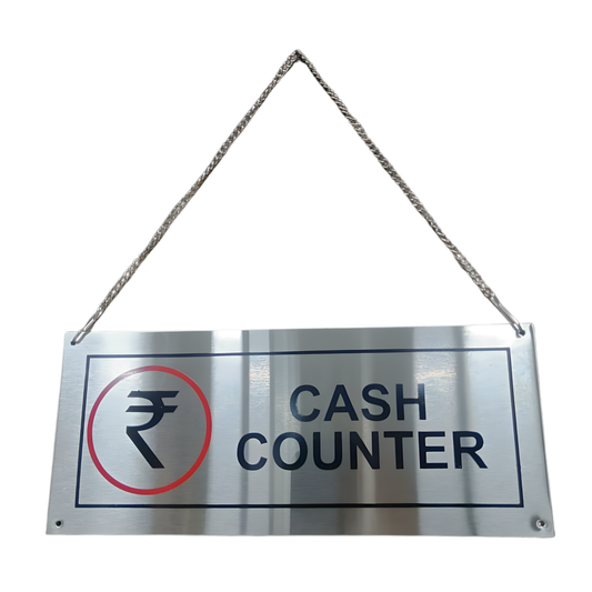Cash Counter Sign