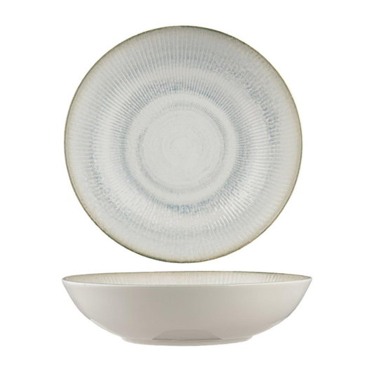 Paros shell Aqua - Coupe Deep Plate 21 CM