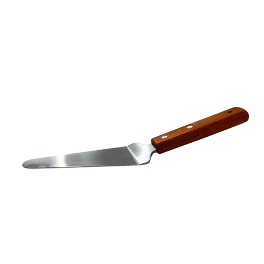 Wooden handle pie server 147