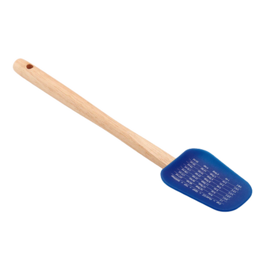 CUPPED SPATULA (WOODEN HANDLE)