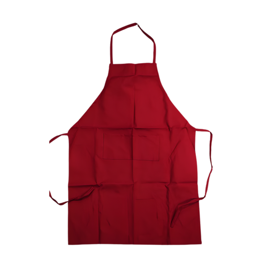 Full Apron Red Plain