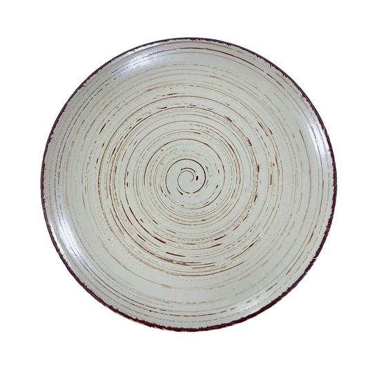 Brown Brush - Dinner Plate