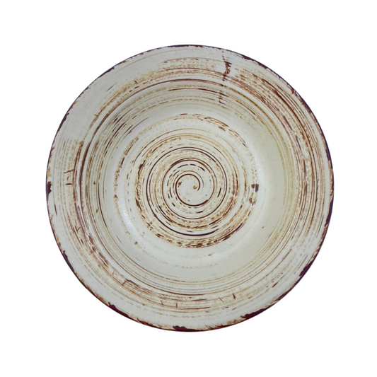 Brown Brush - Soup Plate