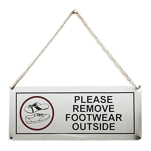 Please Remove Footwear Outside