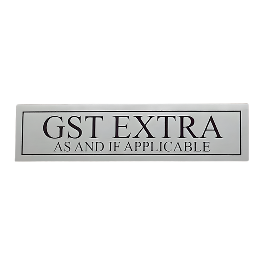 Gst Extra Sign