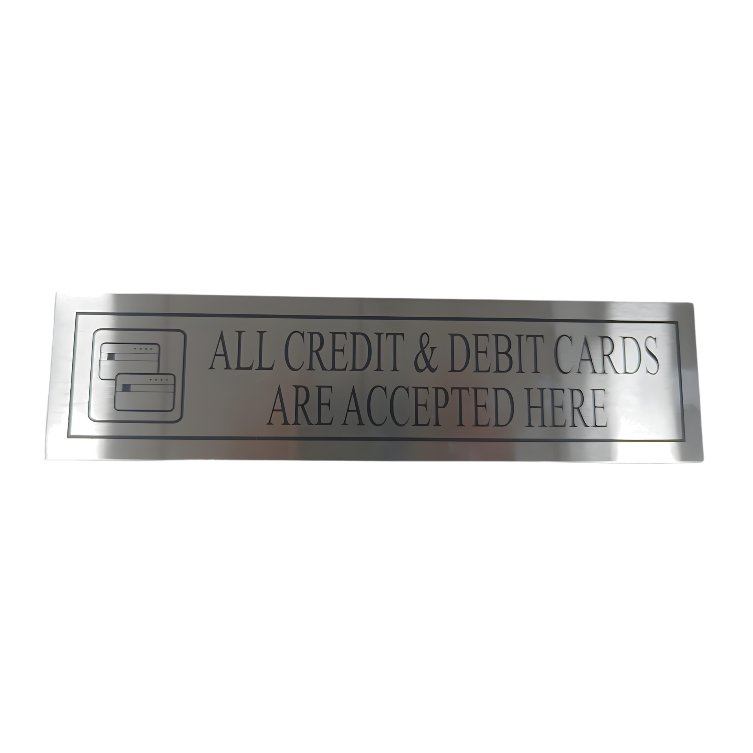 All Credits & Debits Cards Are Accepted Here Sign – Hospi Solutions