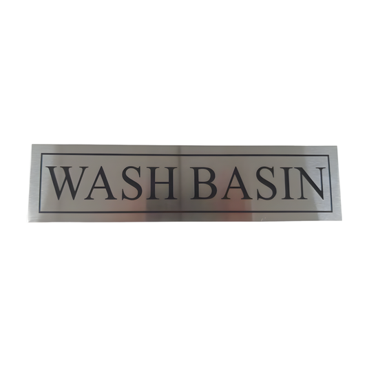 Wash Basin Sign