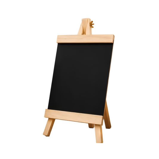 Natural Wooden Menu Stands