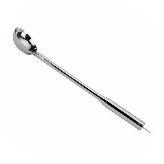 SS LADDLE WITH SS HANDLE