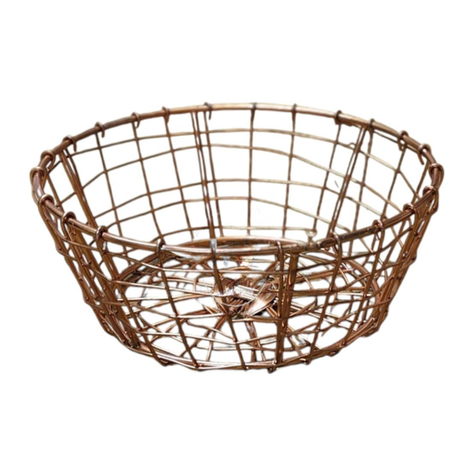Rose Gold Bread Basket