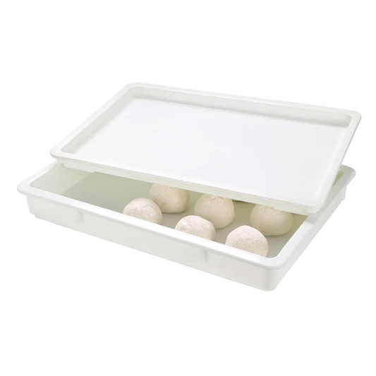 Pizza Dough Box With Lid White