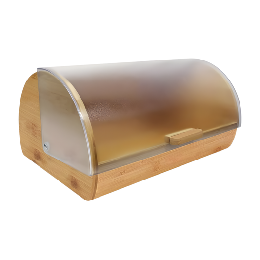 Wooden Bread Box With Ace Cover
