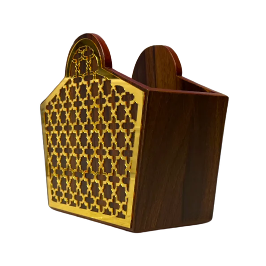 Teak Wood Spoon Stand